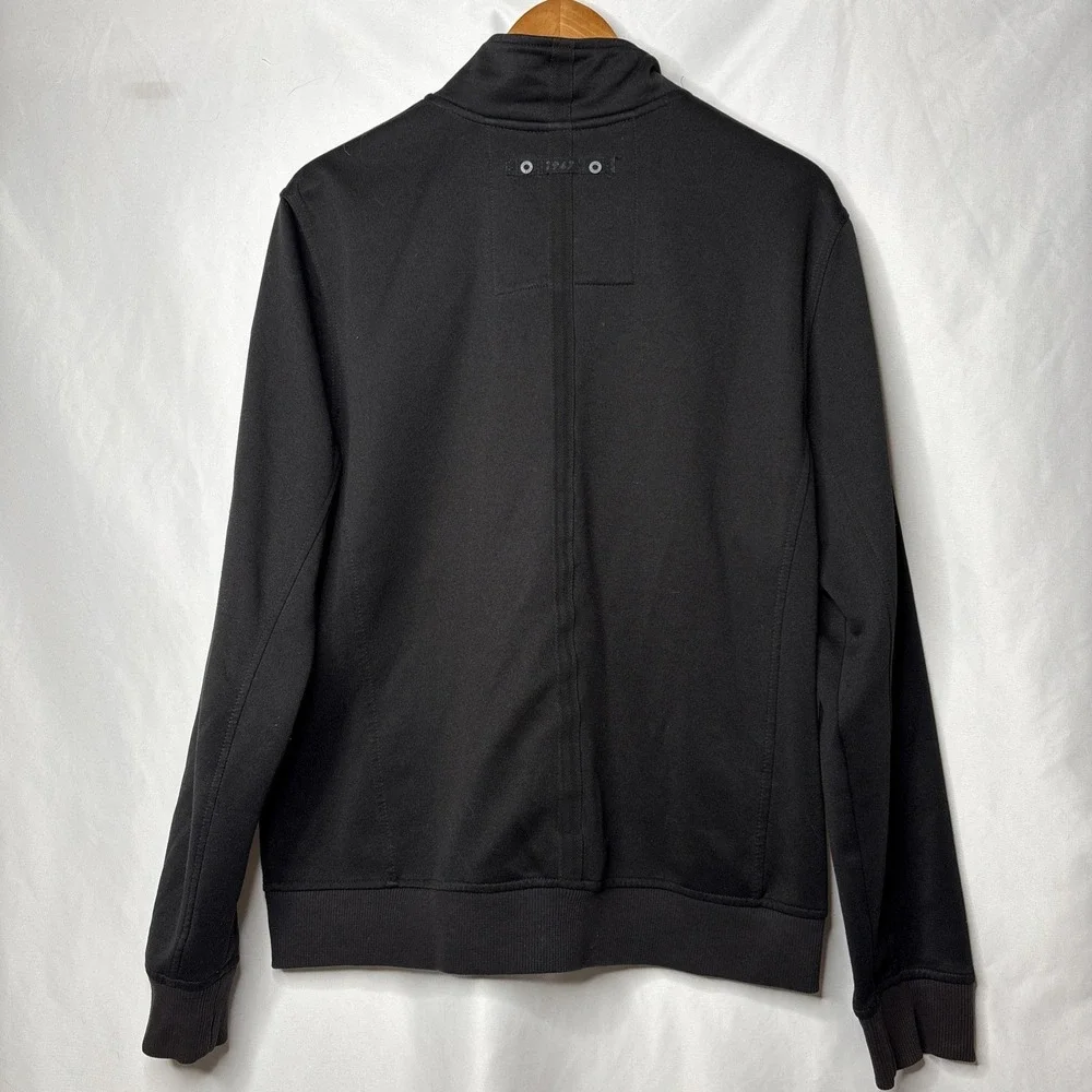 Puma Ferrari Scuderia Men's L Black‎ Track Jacket Logo Racing Full Zip